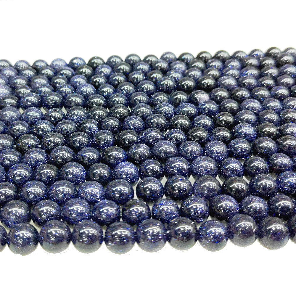 Бусины россыпью из натурального синего камня полусиние бусины 4-12 мм аксессуары