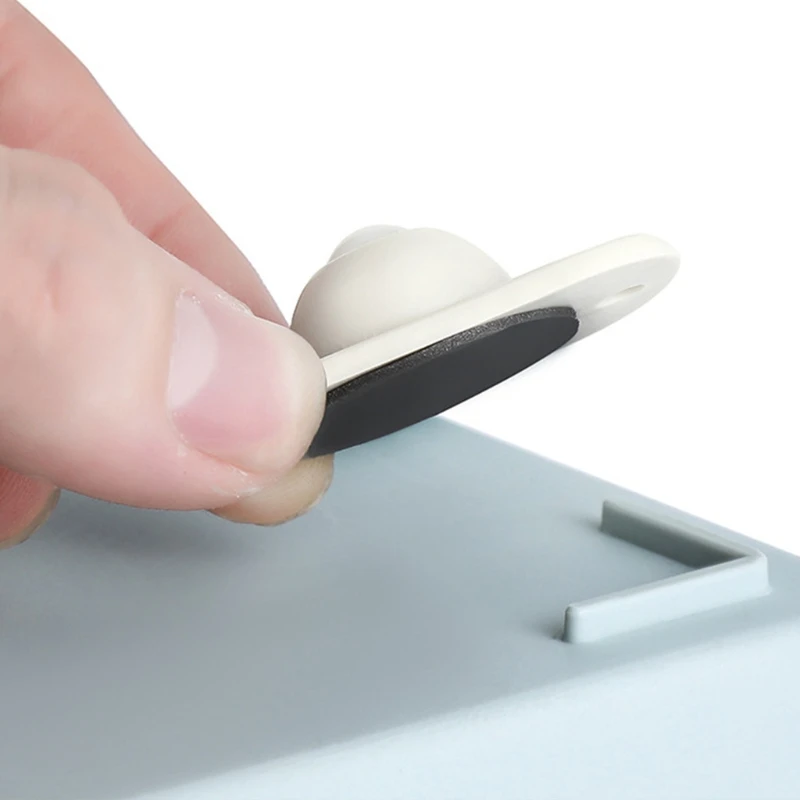 

4pcs Adhesive Pulley Storage Box Casters Trash Can Self-Adhesive Furniture Wheels Stainless Steel Ball Home No Scratches