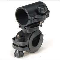 1pc led torch bracket mount holder sports accessories bicycle lights mount 360 rotation cycling bike flashlight holder