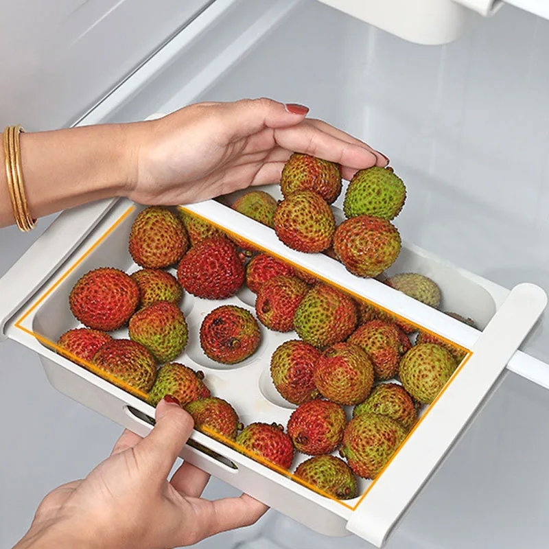 Контейнер для хранения в холодильнике кухонный ящик яиц многофункциональный