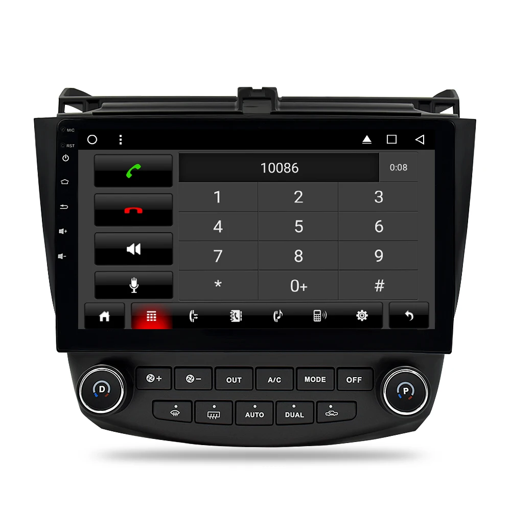 Android 8 1 ОЗУ 2g Автомобильный DVD стерео плеер GPS ГЛОНАСС навигация для Honda Accord 7 2003 2007