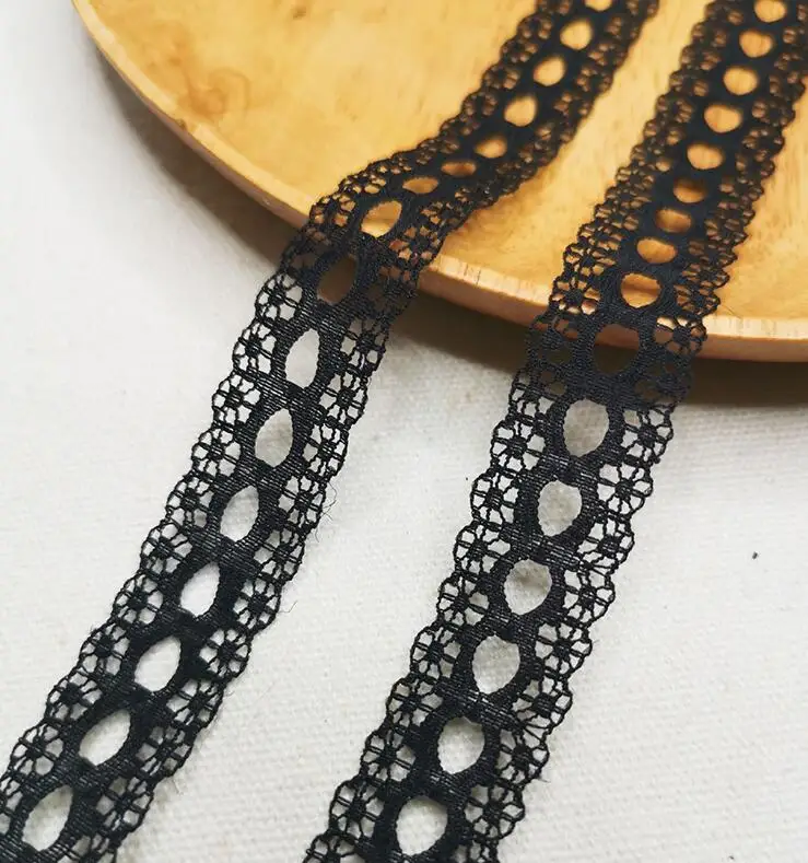 Кружевная лента FINEFANTESYER черная 16 мм 10 м