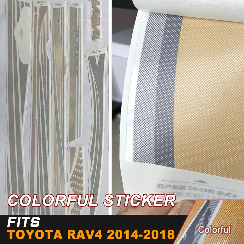 Цветная печатная Автомобильная наклейка для тела гоночного автомобиля крутая