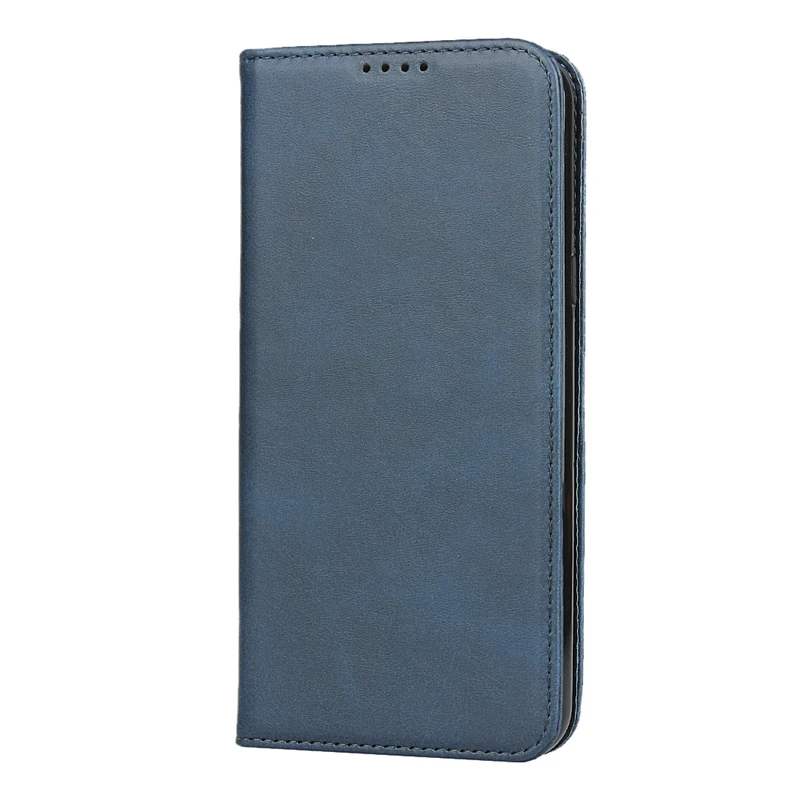 Роскошный чехол-подставка для книг для huawei mate 20X P30 P20 lite Honor 20 Pro 10 P Smart Plus Y7 Y9 Магнитный чехол из натуральной кожи - Цвет: Blue