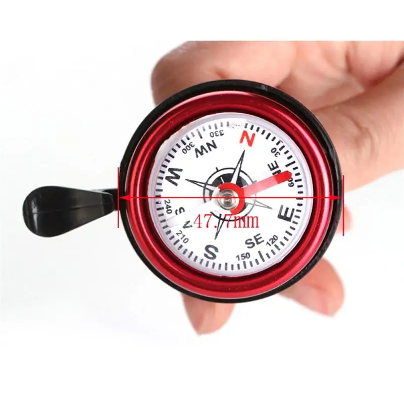 

New Bicycle Bell Mountain Bike Compass Aluminium Alloy Bell Riding Equipment Aluminum Alloy Compass Bell Horn