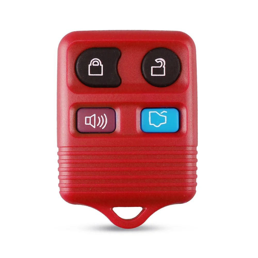 red Dandkey 4 кнопки сменный чехол дистанционного ключа для Ford Mustang Focus Lincoln LS Town Car Mercury Grand Marquis Sable Smart Key - Количество кнопок: red