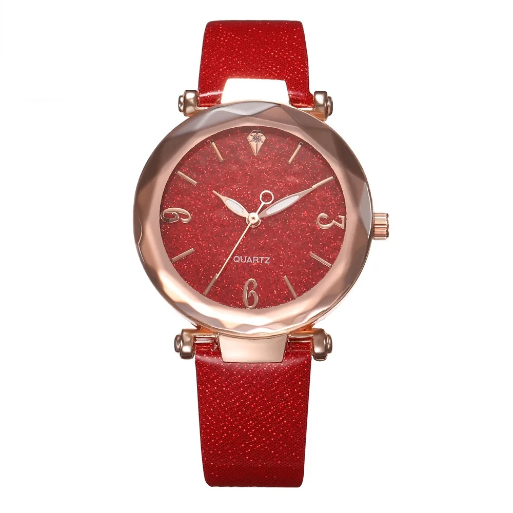 

New hot fashion casual ladies star watch starry belt female models