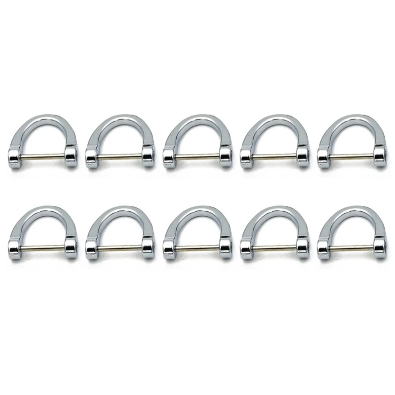10 шт. D образные U кольца ремни с пряжкой для ремня Сменные аксессуары кошелька