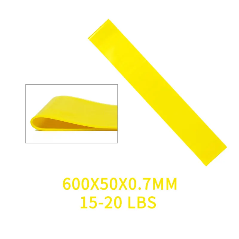 600x50x0.7mm 5 уровневые резинки для фитнеса 10-50 фунтов, для йоги, пилатеса, для тренировок, резиновые петли для мужчин, настраиваемые, для тренировки, для мужчин, t эластичные ленты - Color: 600x50x0.7mm