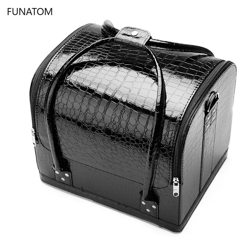 Professional Large Multi-storey Cosmetic Bag Large-capacity with Makeup Box Multifunction Nail Tattoo Machine Case | Багаж и сумки