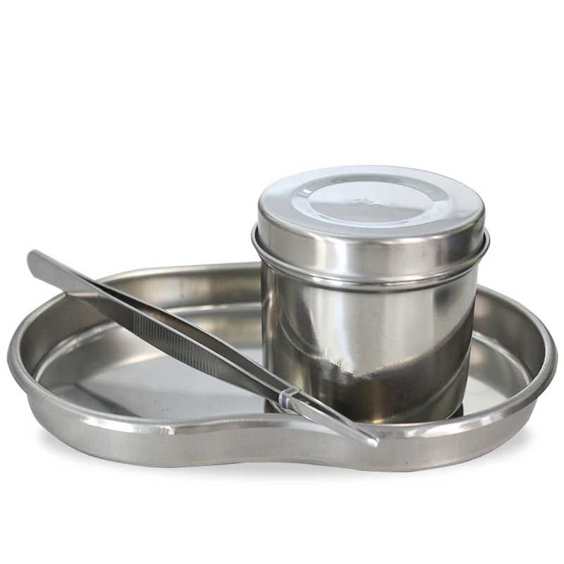 Набор для дезинфекции татуировок 1 шт. медицинский бак спирта из нержавеющей