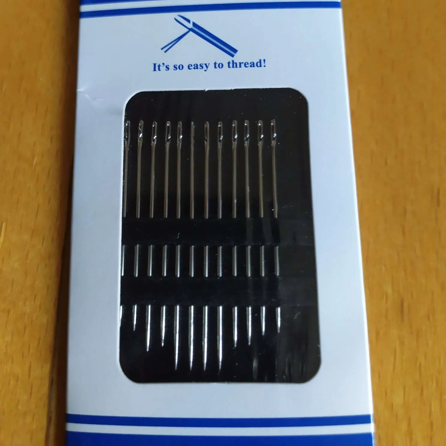 

12/24pcs Self-Threading Sewing Needles Stainless Steel Quick Automatic Threading Needle Stitching Pins DIY Punch Needle Threader