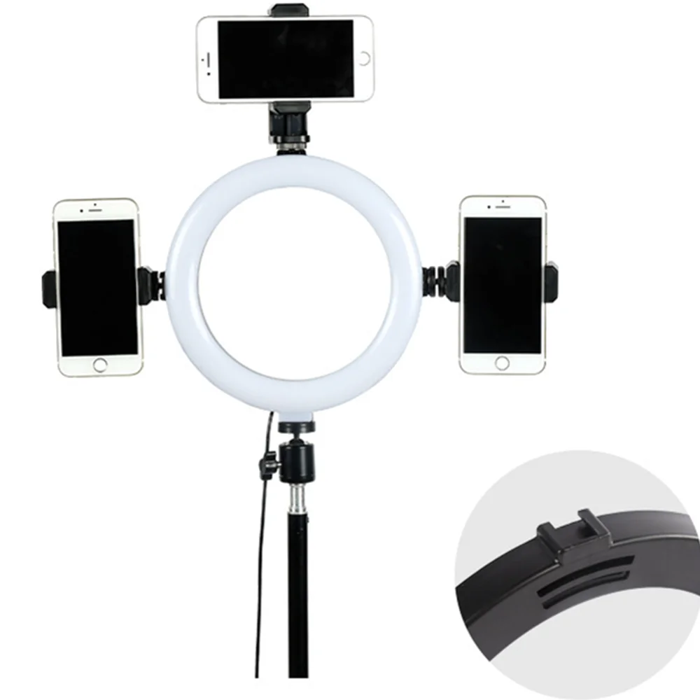 2020 новый дизайн 8 дюймов светодиодный селфи кольцо светильник с Штатив для