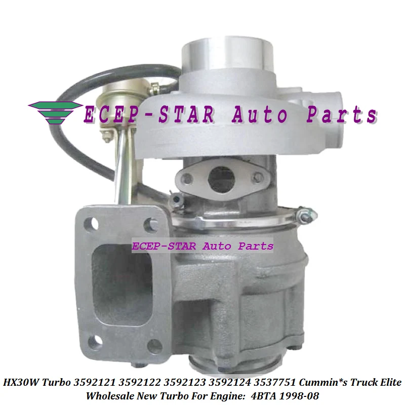 Турбокомпрессор Для Cummin * s Truck Elite 4BTA 3592121-08 Turbo HX30W 3592122 3592123 3592124 3537751 3537753 3802906 1998