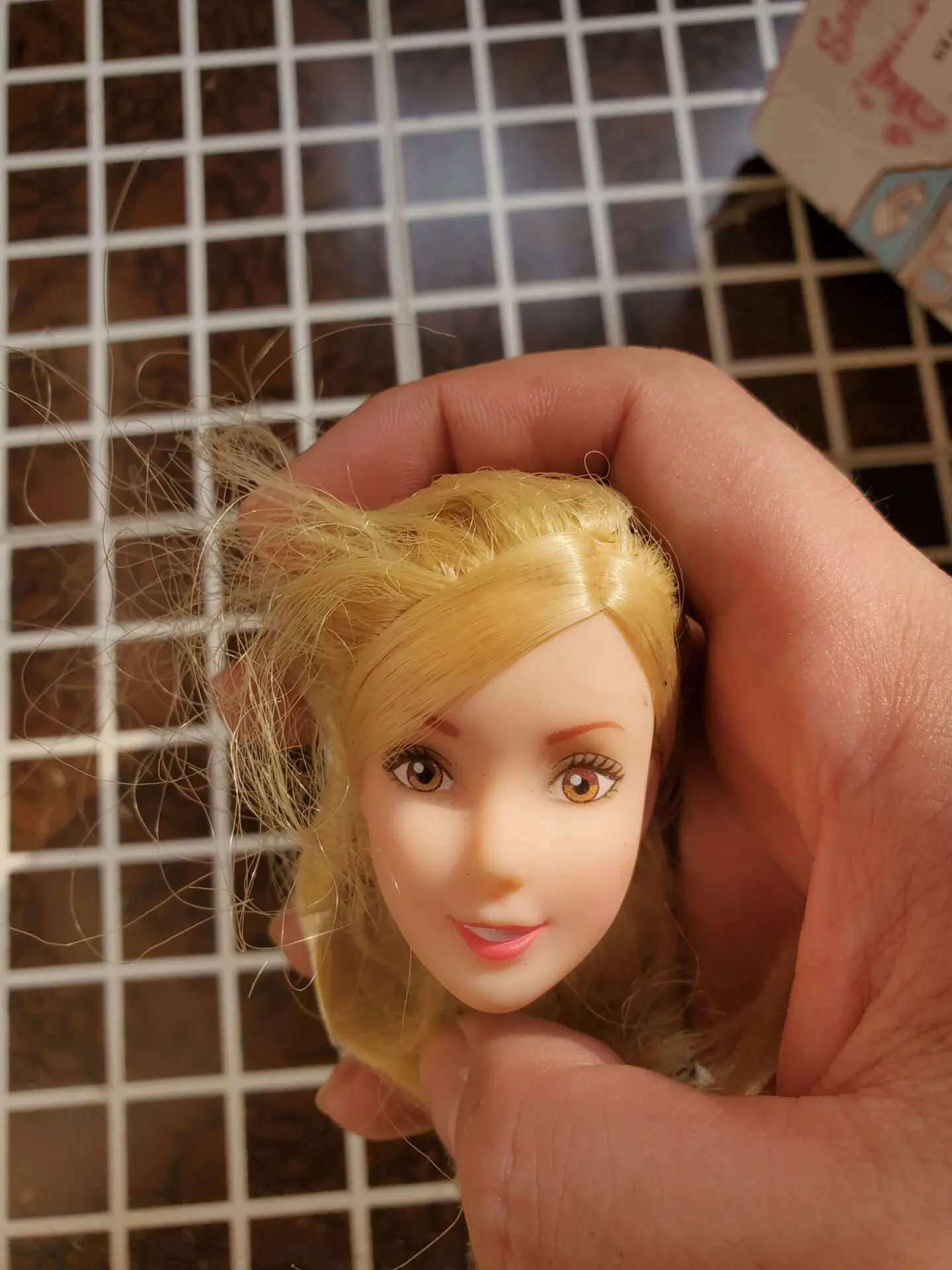 Original DSN Doll Head Accessories mulan Snow White Cinderella mermaid princess Toys images - 6