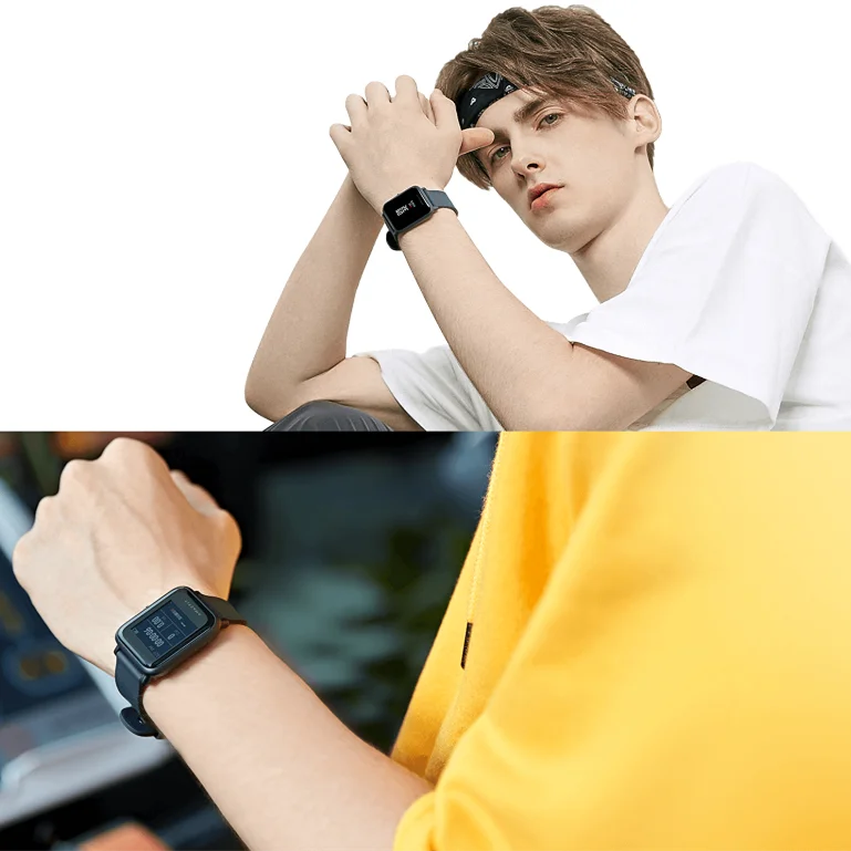 Оригинальные Смарт-часы xiaomi Huami Amazfit Bip Lite, фитнес-трек, 1,28 дюймов, светодиодный, водонепроницаемый, 45 дней работы от батареи, пульсометр