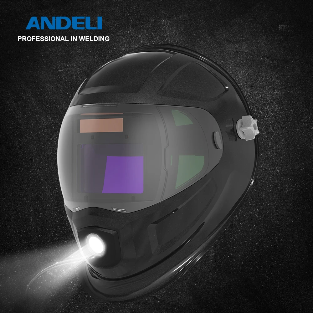 ANDELI DIN16 ADL MA900VL E автоматическая Затемняющая Сварочная маска MIG TIG MAG/сварочный шлем