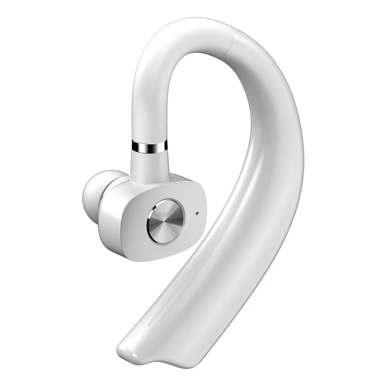 

Wireless Bluetooth Headsets 5.0 Stereo Hanging Ear Mini Car Business Single Headphones Waterproof Noise Reduction Off White K12