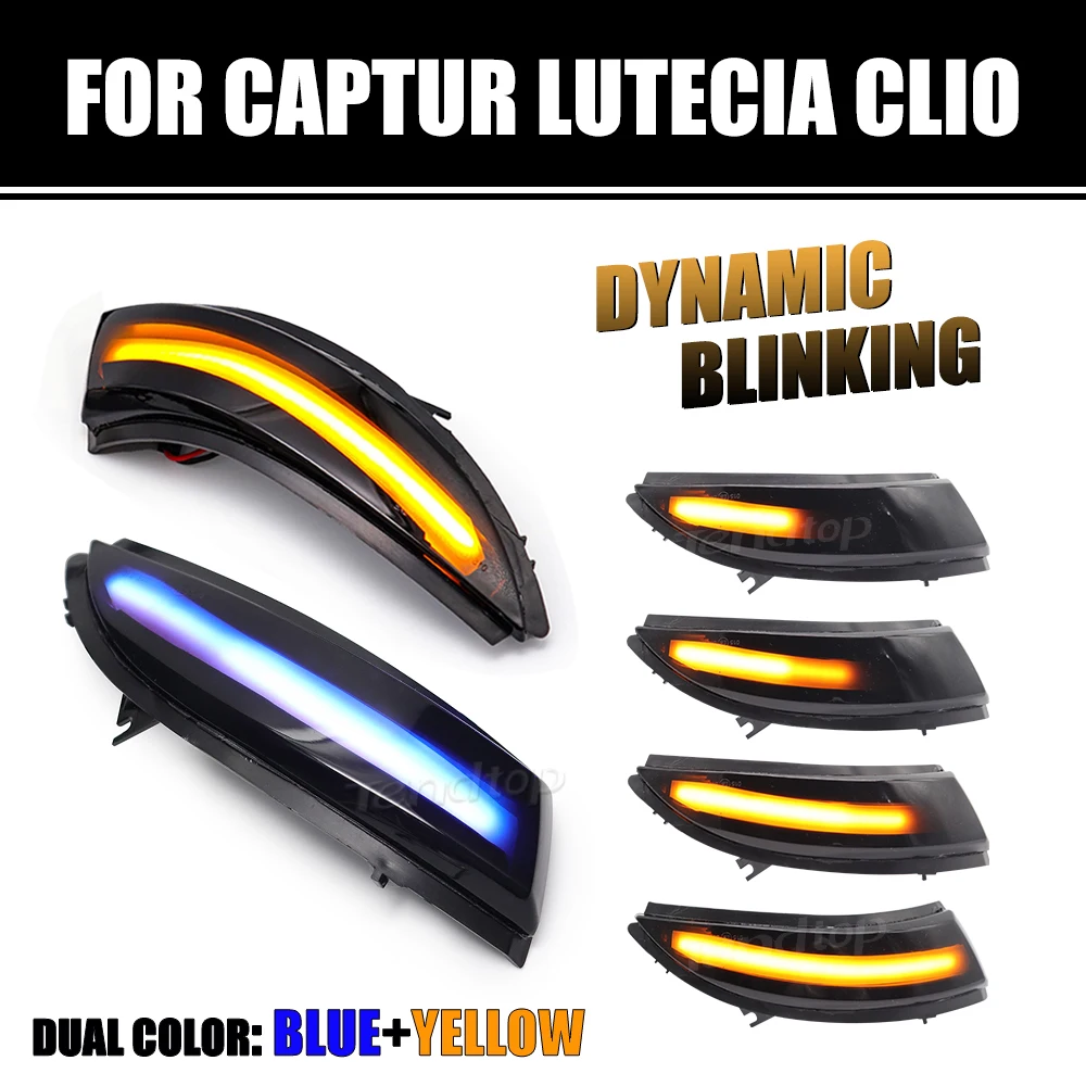 

Светодиодный Динамический указатель поворота для Renault Captur Kaptur CIS Clio IV MK4 Lutecia 2013-2018