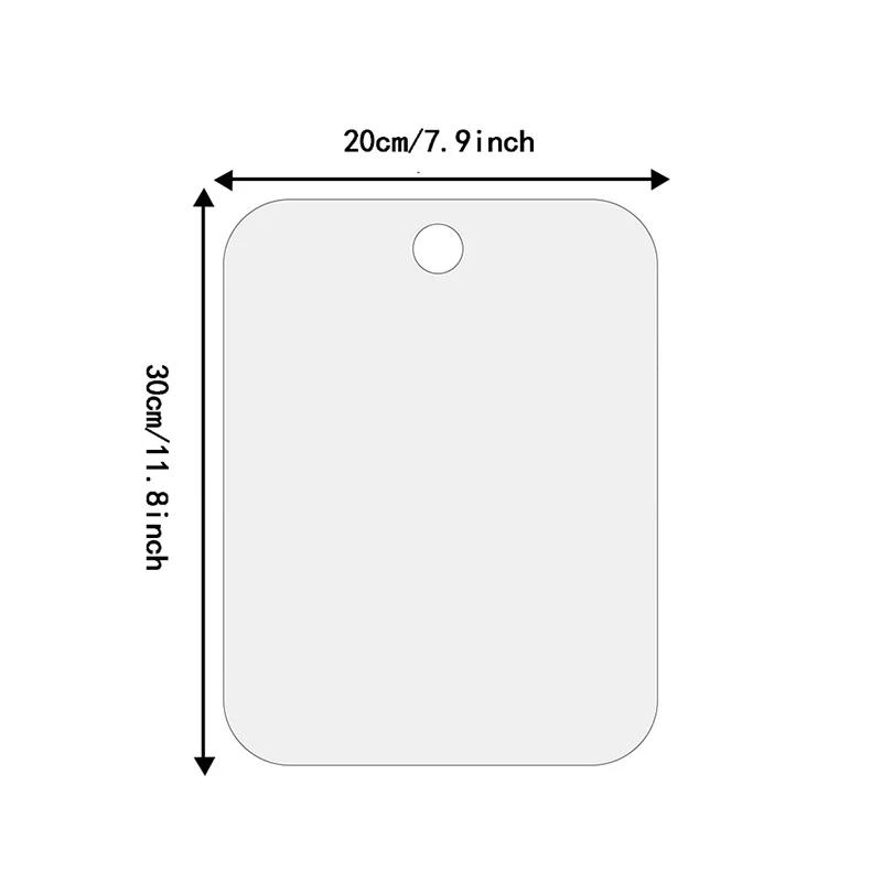

Fog-free And Fog-free Mirror For Bathroom Bathroom Tools Shower Mirror Can Be Hung 20*30cm Men's Shaving Mirror