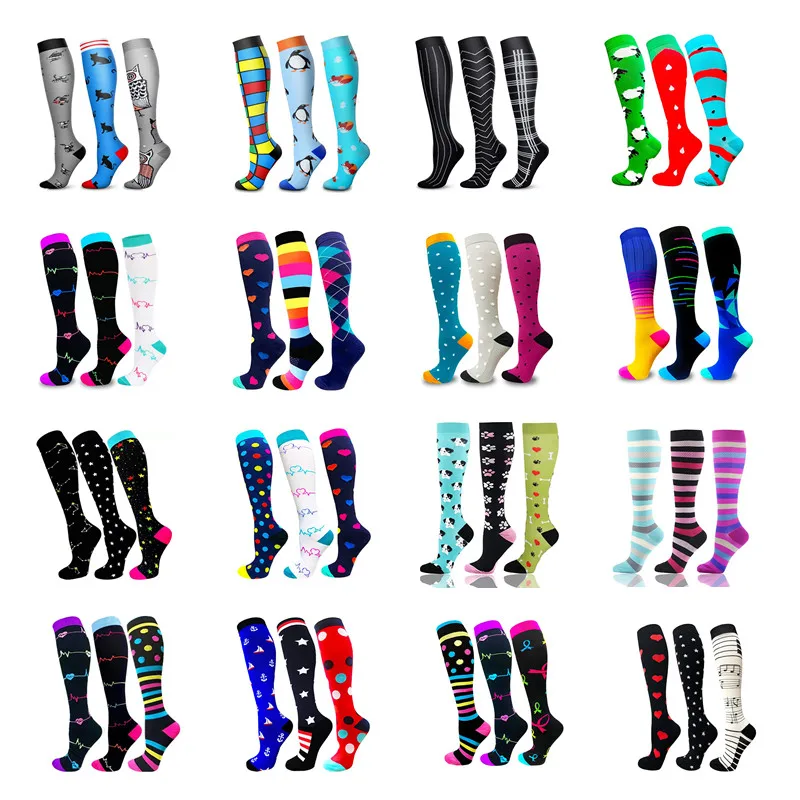 

Unisex Compression Socks Varicose Veins Dropship Soccer Sport Socks Outdoor Sport Nursing Hiking Running Fitness Socks Set