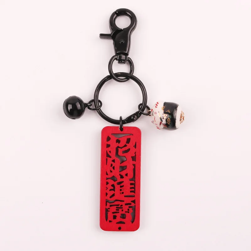 Kpop милый брелок корейские Лаки с котом автомобильный Женская стильная футболка