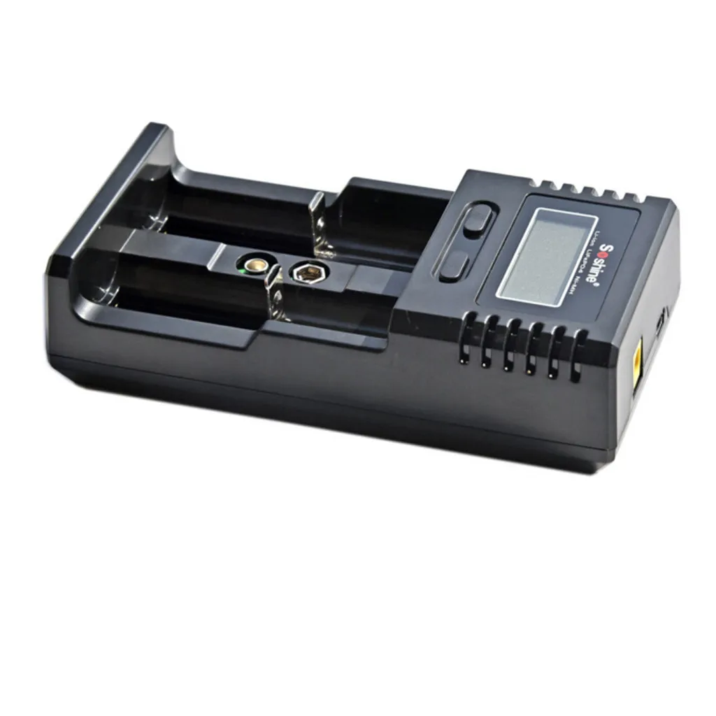 Универсальное зарядное устройство Soshine LCD для li ion/LiFePO4 26650 18650 9V NiMH C AA AAA