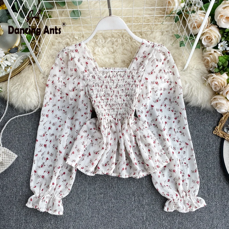 Женская Облегающая рубашка с длинным рукавом оборками тонкие рубашки женские