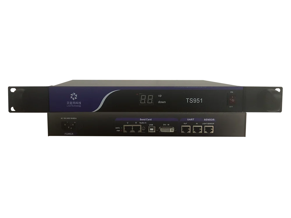 Linsn ts951 полноцветный контроллер linsn коробка отправителя с поддержкой 1 3 миллионов