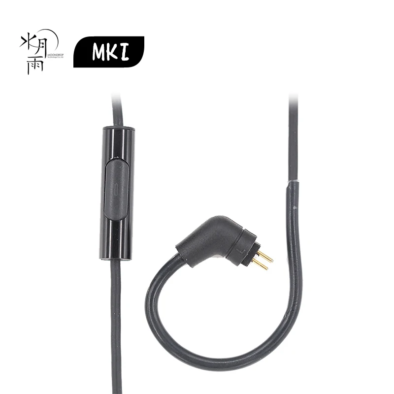 

Moondrop MKI 3.5mm Plug Wire Control with Mic 0.78mm 2 Pin Earphone Cable