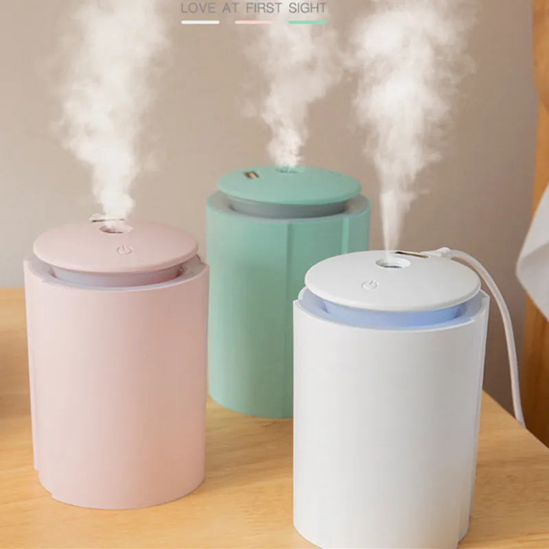 

260ML Mini Ultrasonic Air Humidifier Romantic Soft Light USB Essential Oil Diffuser Car Purifier Aroma Anion Mist Maker