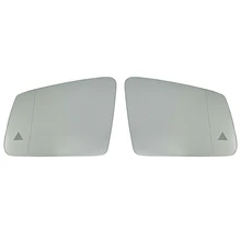 Auto Heated Blind Spot Warning Wing Rear Mirror Glass For Mercedes-Benz W212 W204 W221 C180 C250 C300 C350 E200 E250 E300 E350