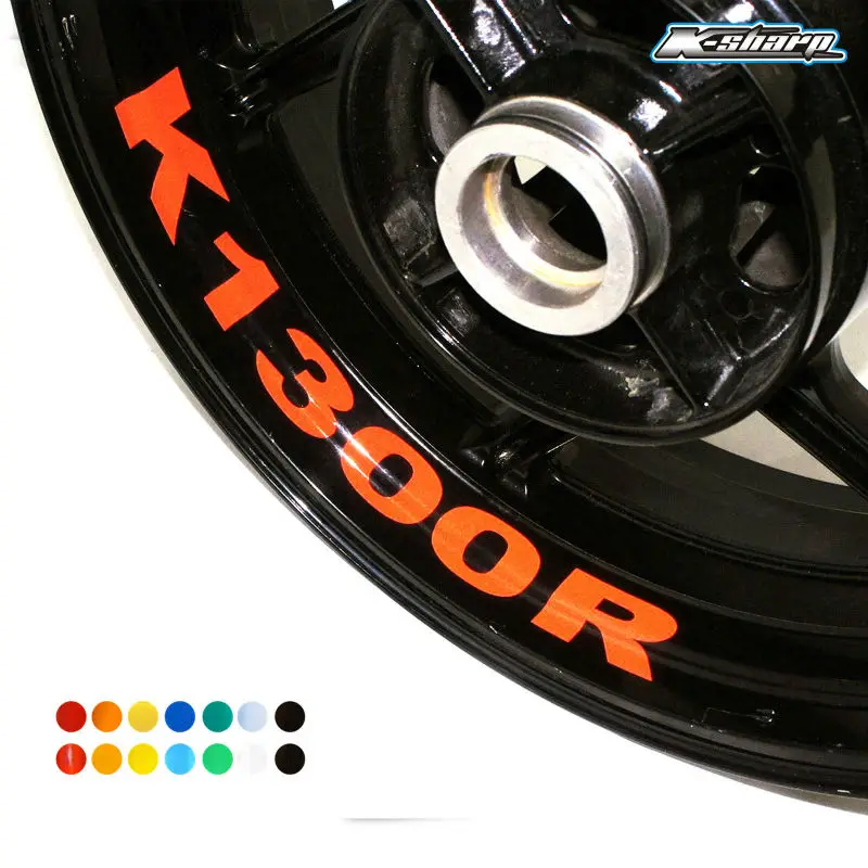 8X изготовленный на заказ для мотоциклетной шины rim наклейки колеса
