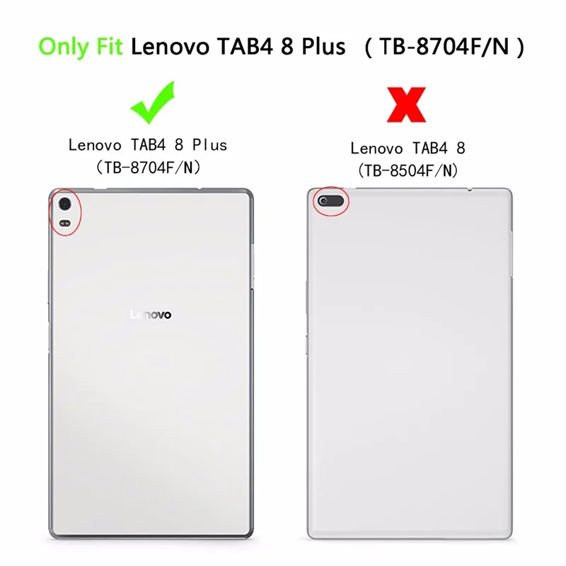 Чехол для Lenovo TAB 4 8 &quotPlus чехол подставка ТБ 8704N/TB 8704F (2017 новый выпуск) защитный с