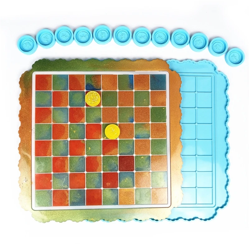 

Комплект из 2 предметов проверки форма для литья под давлением набор шахматы-форма для литья под давлением шахматные фигуры нерегулярные ша...