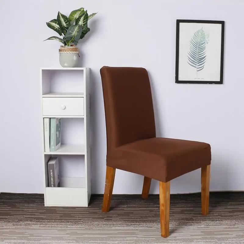 Чехол для стула из молочного шелка эластичная наполовину сумка банкета Женский