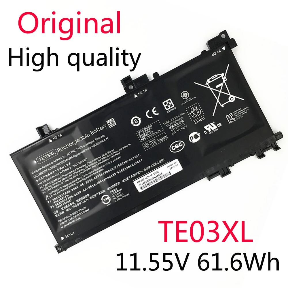 

TE03XL новый оригинальный Батарея для HP двумя способами; Женские 15-bc011TX 15-bc012TX 15-bc013TX 15-AX015TX AX017TX TPN-Q173 HSTNN-UB7A 849910-850