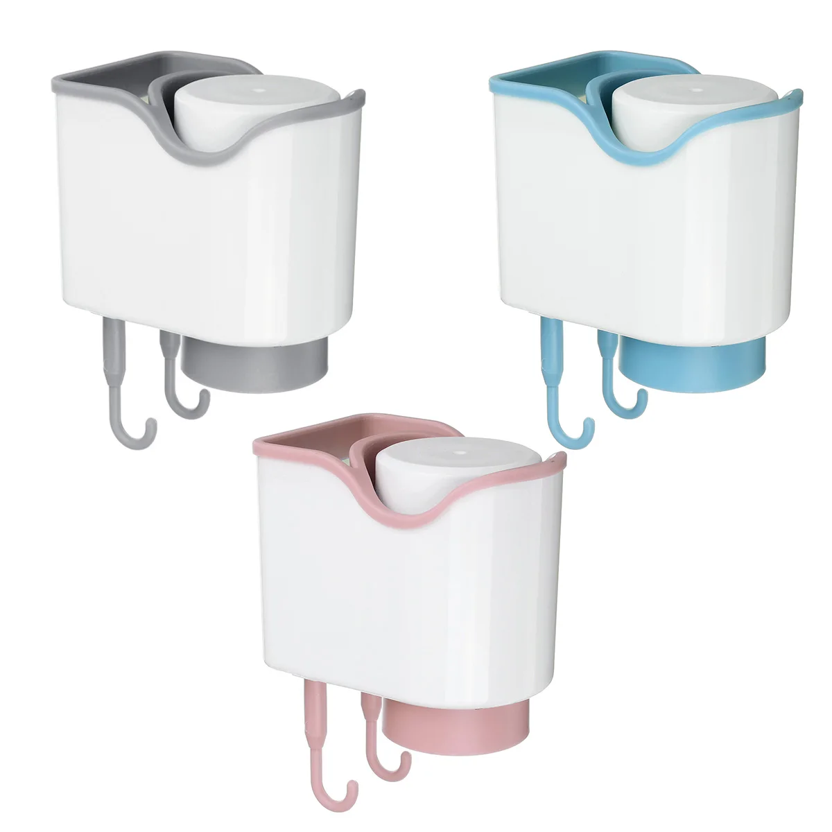 

Magnetic Adsorption Toothbrush Holder Inverted Cup Wall Mount Bathroom Cleanser Storage Rack Organizer Bathroom Accessories Set