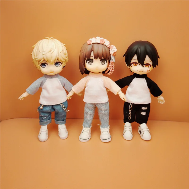 Фото Новинка 1/12, Одежда для кукол HOUZIWA BJD OB11, футболка для куклы №3