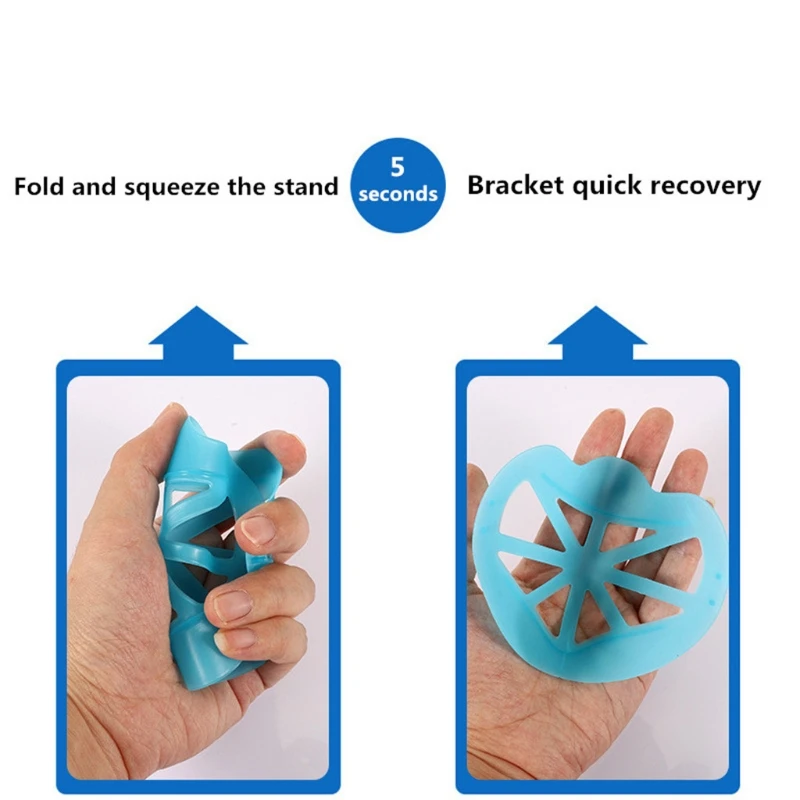 

10pcs Lipstick Protection Cool Breathable Mask Bracket Prevent Makeup Removal Enhance Breathing Space Mask Nose Pads