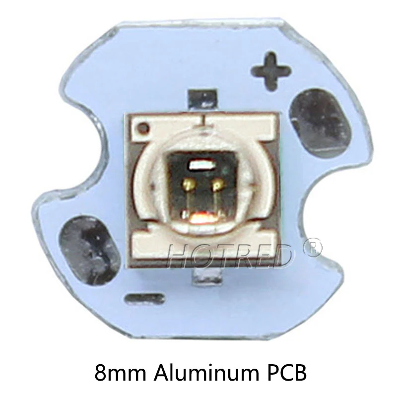 Набор из 10 шт. инфракрасных светодиодов HotRed 3W 3535 850nm