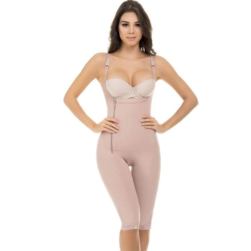 Women Shapewear Skims Abdominal Control Corset Surgery Postpartum Colombia Open Bust Body Shaping  Waist Trainer Fajas
