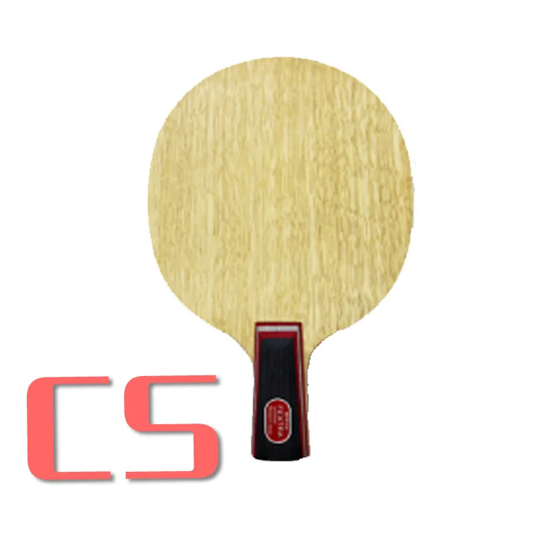 CS short handle Sanwei FEXTRA 7(нордический VII) лезвие для настольного тенниса(7 слоев дерева, Japan Tech, STIGA Clipper CL структура) ракетка для Пинг-Понга Летучая Мышь - Цвет: CS short handle