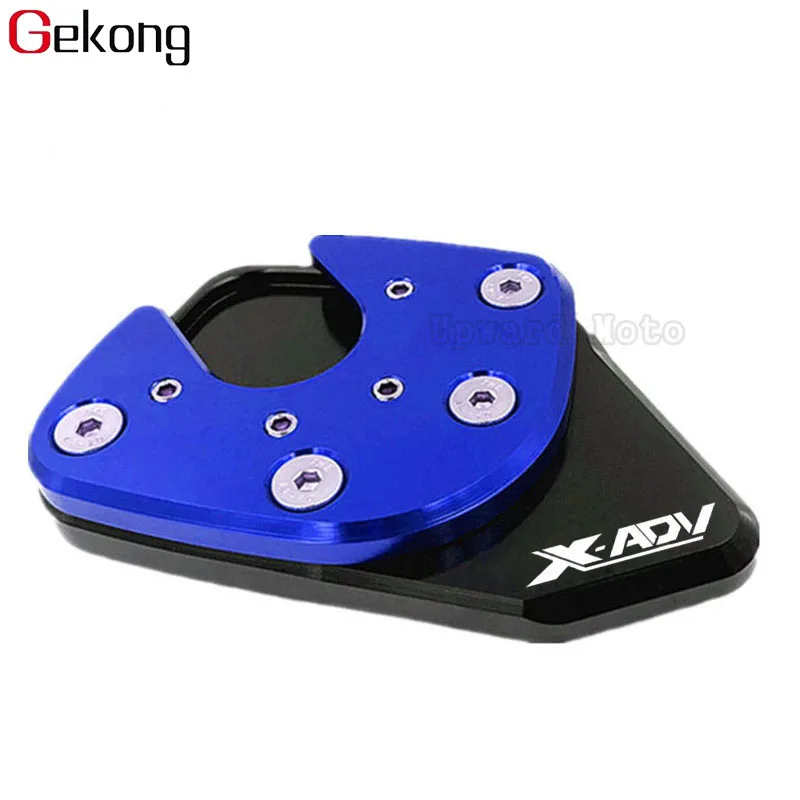 For HONDA XADV X-ADV 750 XADV750 2017 2018 X ADV Motorcycle CNC Side Stand Pad Plate Kickstand Enlarger Support Extension | Автомобили и