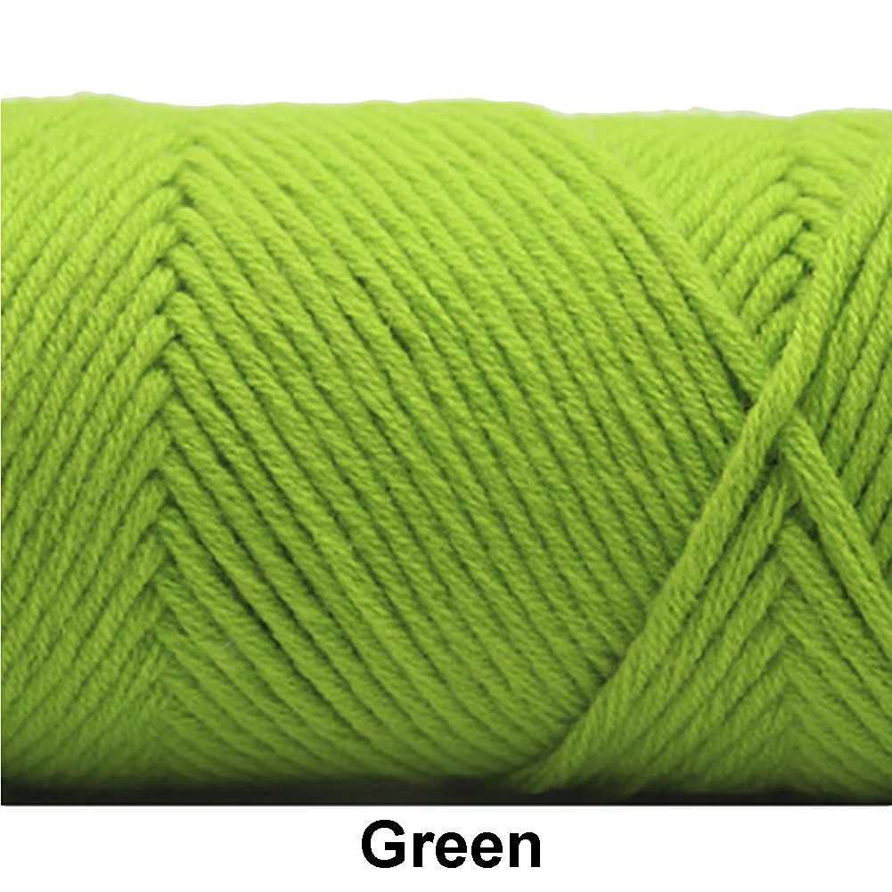 Вязание крючком мягкая пряжа молочное волокно хлопок 8 прядей поделки | Дом и сад