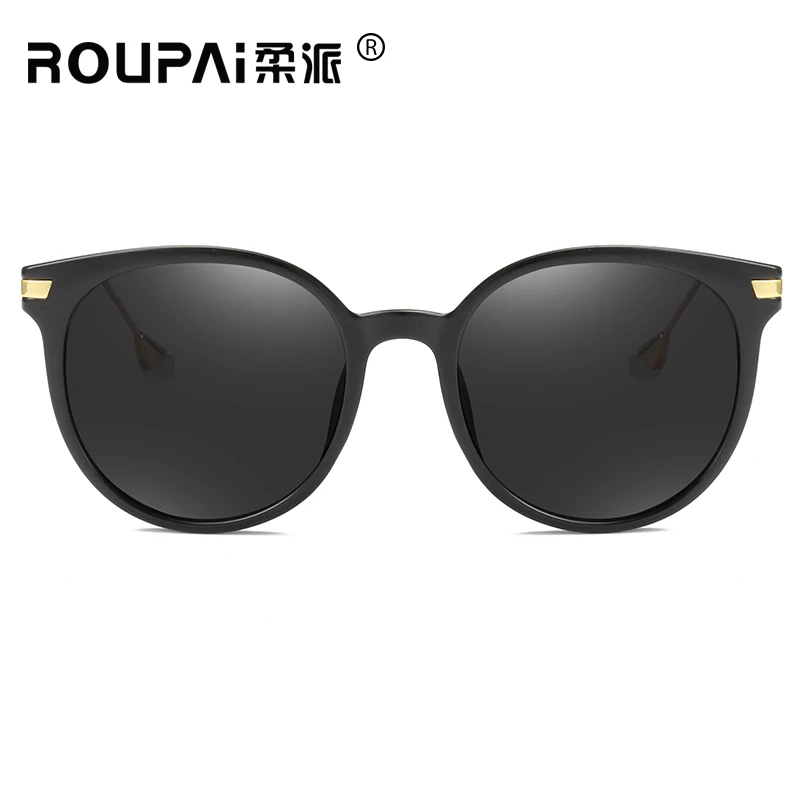 

ROUPAI women polaroid eyewear UV400 anti-ultraviolet rays glasses Fashion street shooting sunglasses Female Polarized glasses