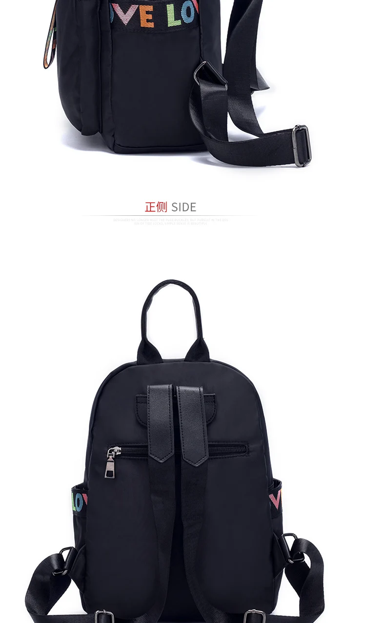 

2021 New Oxford double shoulder bag women's version versatile one shoulder dual purpose small backpack canvas travel bag