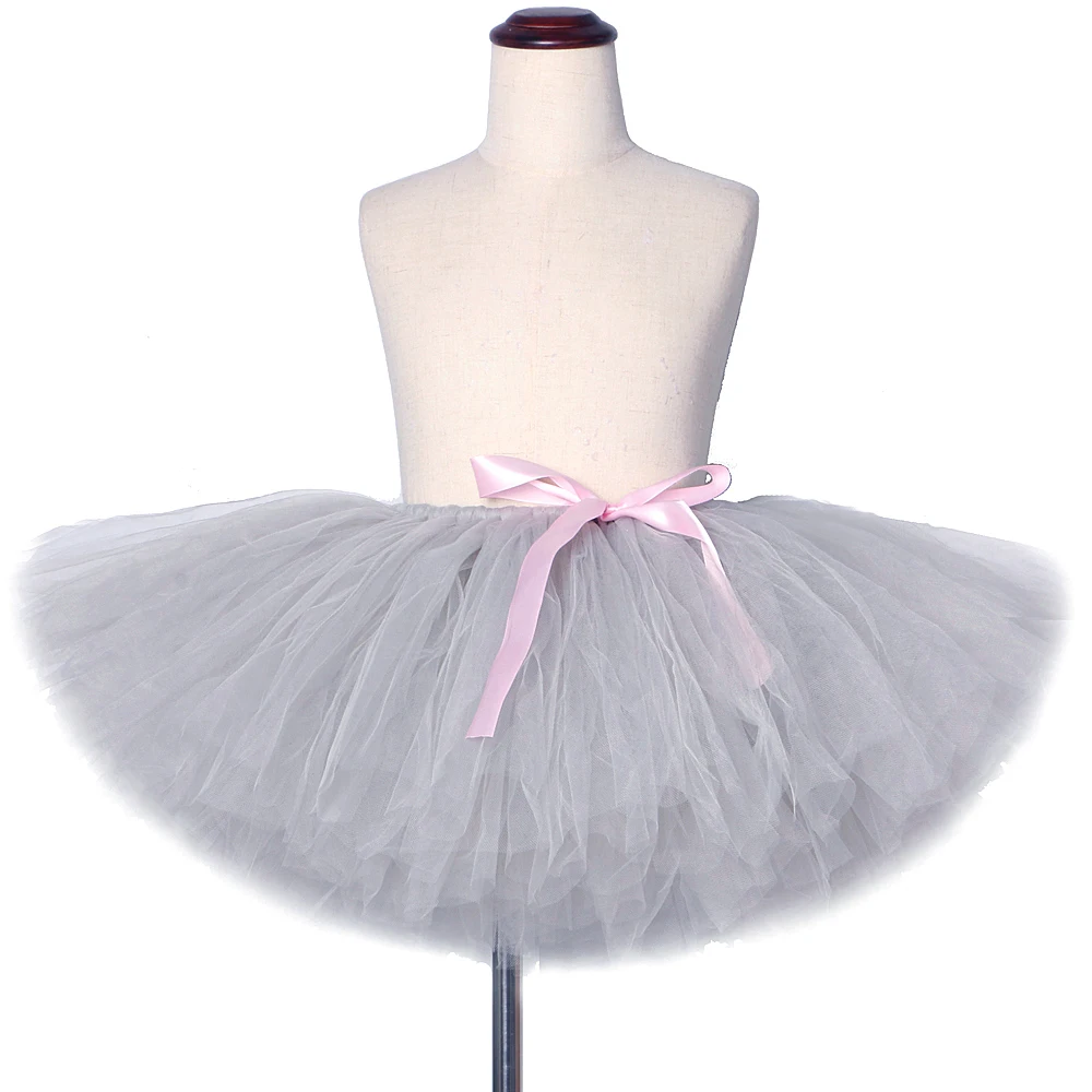 

Gray Tutu Skirt for Baby Girls Kids Fluffy Tulle Skirts Costumes Toddler Girl Dance Ballet Tutus for Photo Shoot Birthday Party