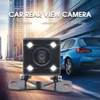 Камера заднего вида Hipppcron автомобильная, камера с зарядовой связью, 4 светодиодами, ночным видением, монитором для парковки задним ходом, водонепроницаемая камера с обзором 170 градусов и видеоформатом HD