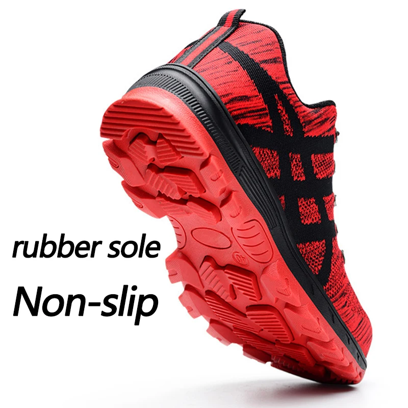 

Male Safety Shoes Indestructible Work Shoes Men Construction Industrial Shoes Breathable Footwear Plus Size 49 50 Work Sneakers